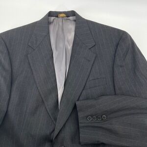 Austin‎ Reed Union Made USA 100% Woolmark Pure New Wool Pinstripe Blazer 40R